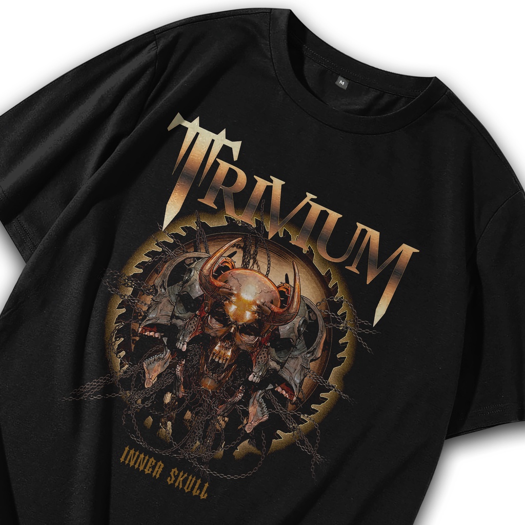 Kaos Band Kaos Metal Trivium / Kaos Band Vintage / Kaos Musik Oversize / T shirt Band / Baju Band / 
