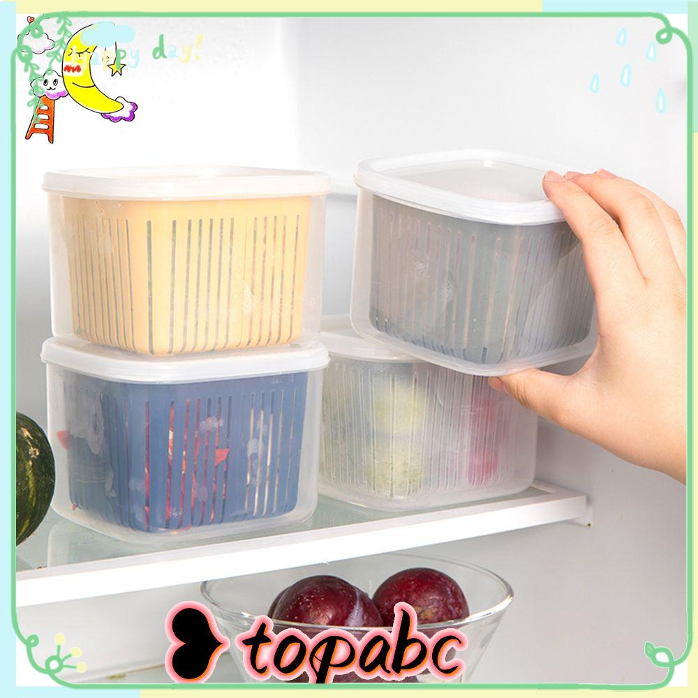 Top Sealed Box Organizer Sayuran Tahan Lama Persegi Fresh-keeping