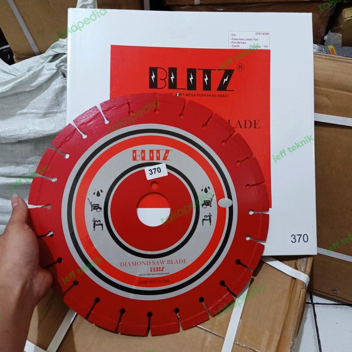 Blitz 14" 370 - diamond wheel Blitz 350mm 370 - Blitz cutter aspal mt