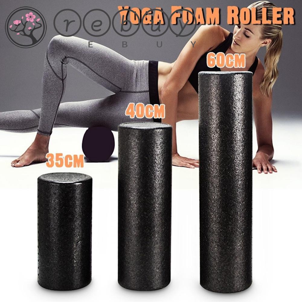Rebuy Roller Busa 4 Ukuran Warna Hitam Untuk Yoga / Fitness / Pilates