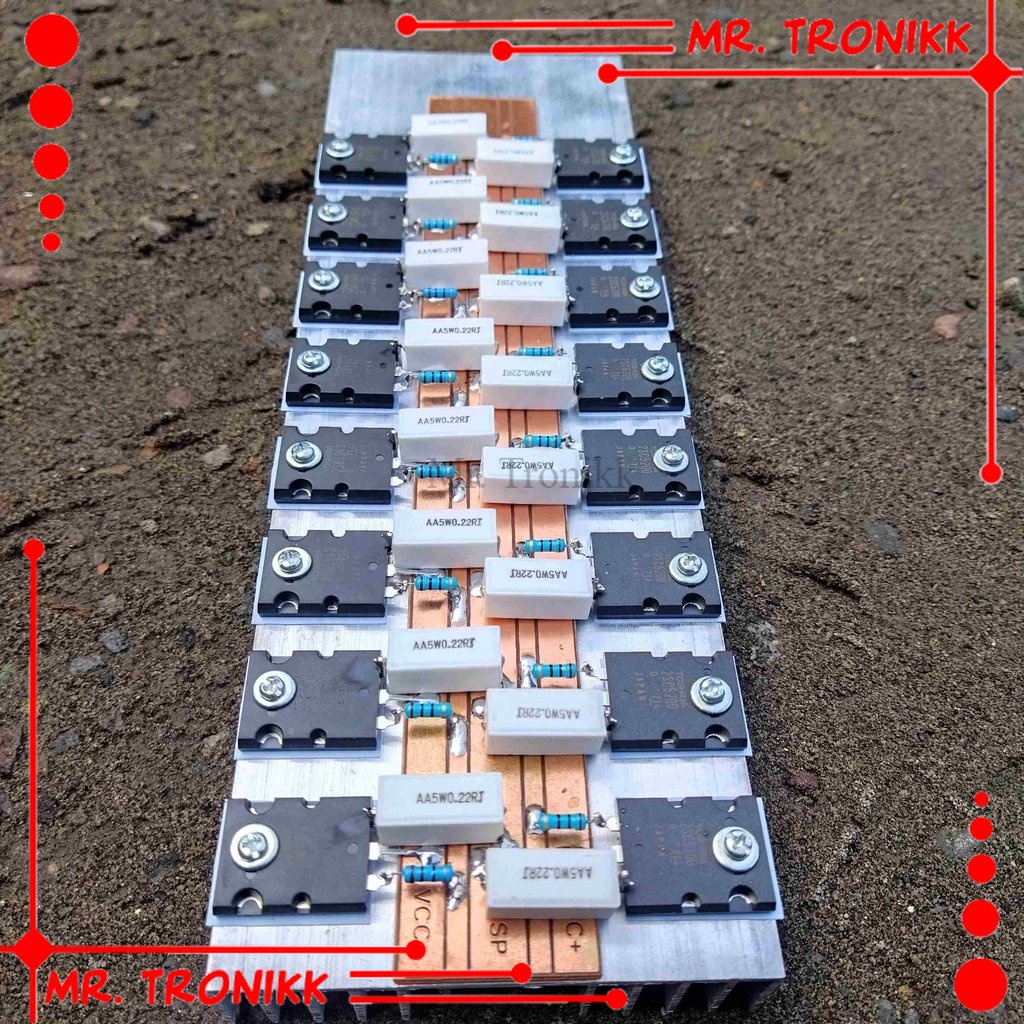 PARALEL TRANSISTOR FINAL TOSHIBA 8 SET TANPA DRIVER BUAT DRIVER LAPANGAN Kualitas Bagus