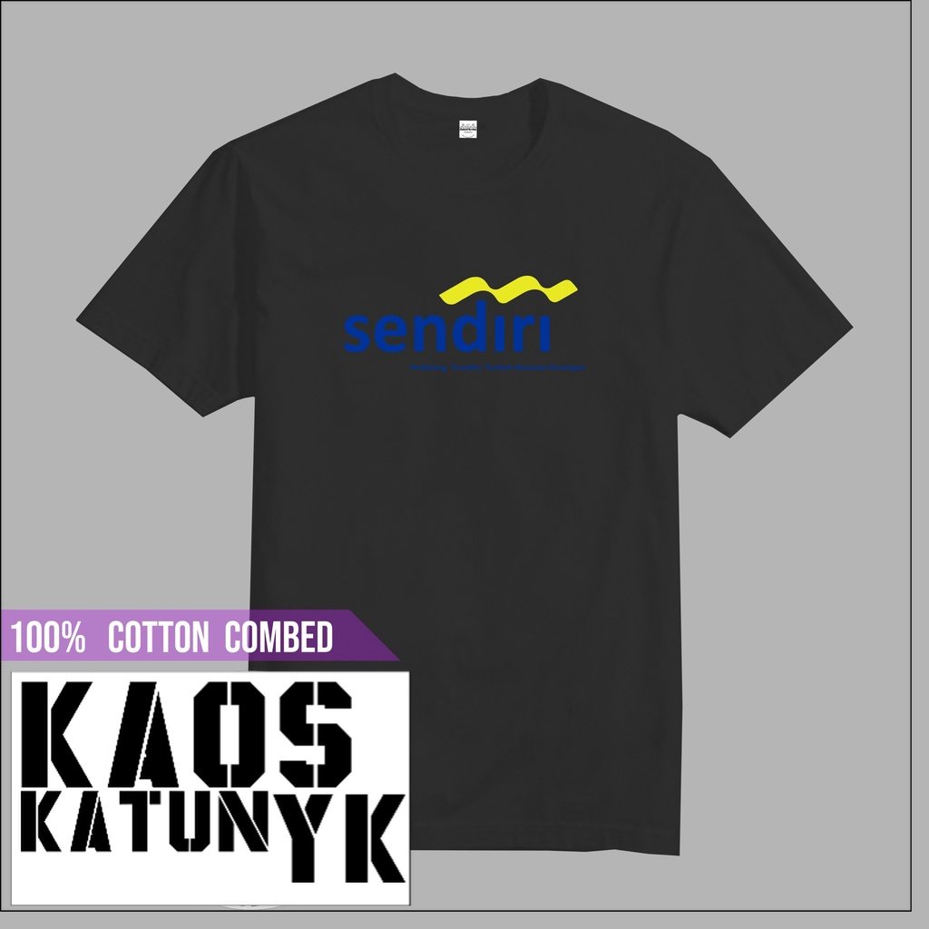 kaos distro plesetan sendiri mandiri bank