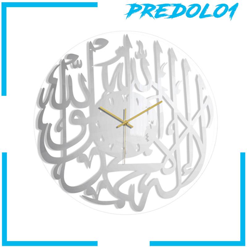 [Predolo1] Jam Dinding Akrilik Wall Clock Acrylic Non Detak Untuk Kamar Mandi Dapur