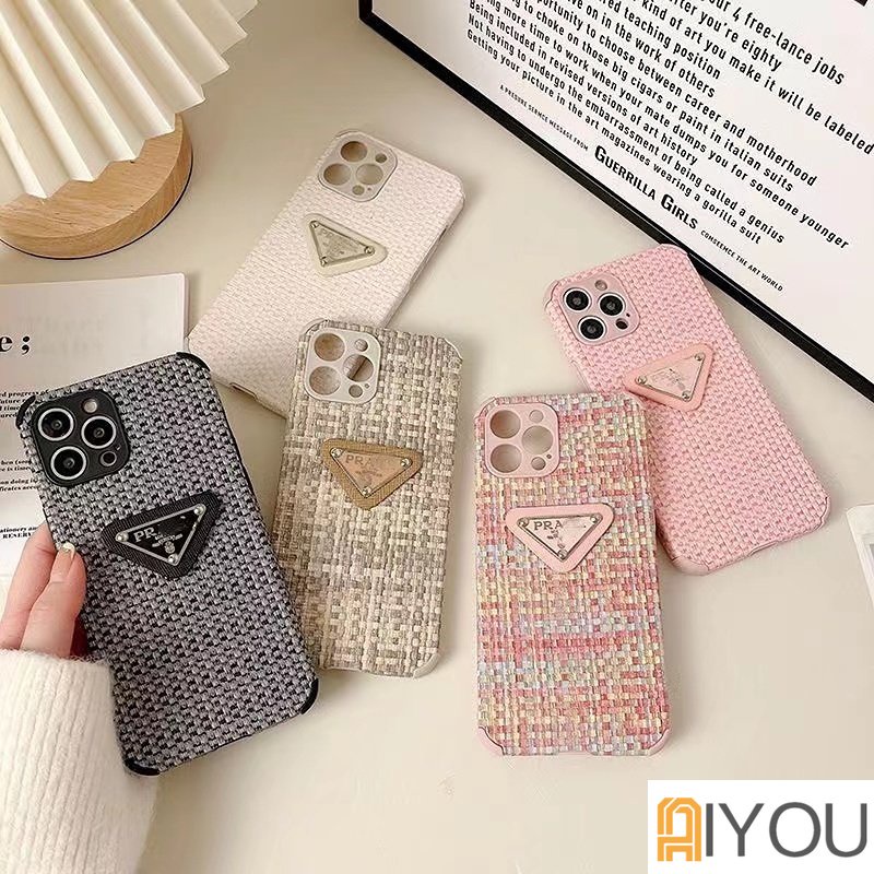 For Iphone 14 X XS XR XSMAX 11 12 13 14 Plus PRO MAX iPhone14 iPhone14Pro Band Fashion Motif Tenun Pradaa Soft Case