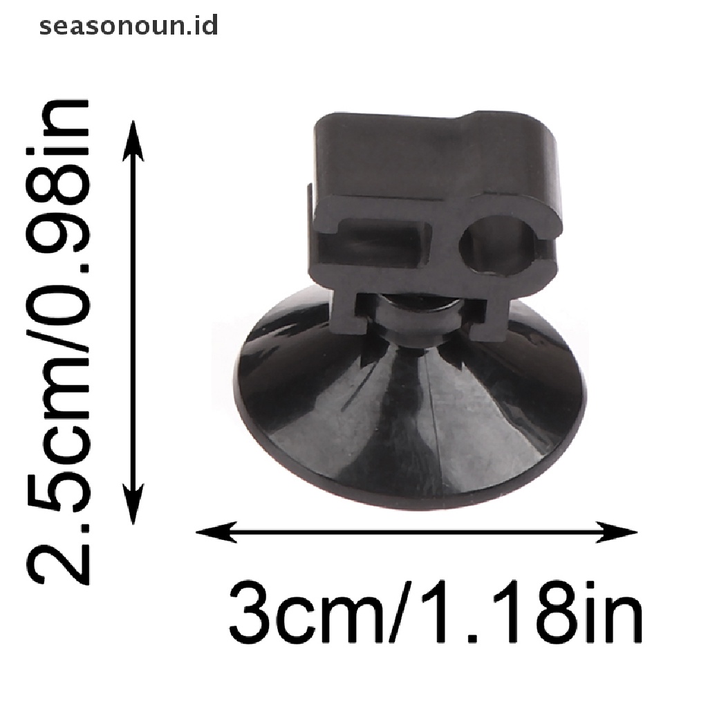 Seasonoun 10Pcs Aquarium Tetap Suction Cup Klip Ikan Tabung Oksigen Kabel Listrik Gesper.