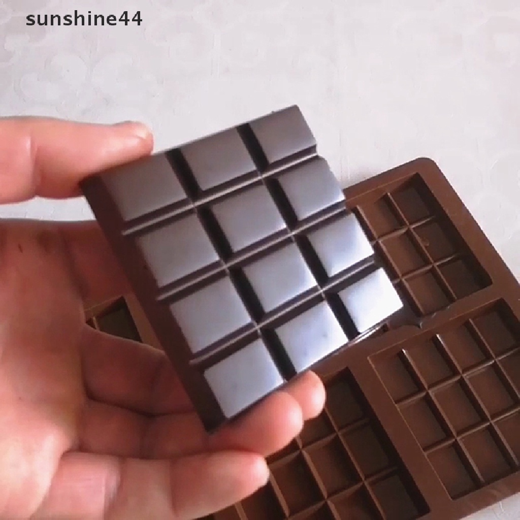 Sunshine 6kisi Waffle Kecil Persegi Coklat Bar Silikon Permen Cetakan Nampan Tools ID