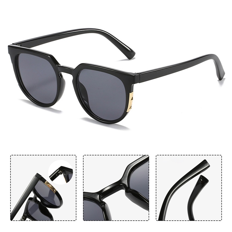 Fashion Oversized Sunglasses Woman Brand Designer Vintage Square Kacamata Matahari Perempuan Bingkai Besar Gradien Shades