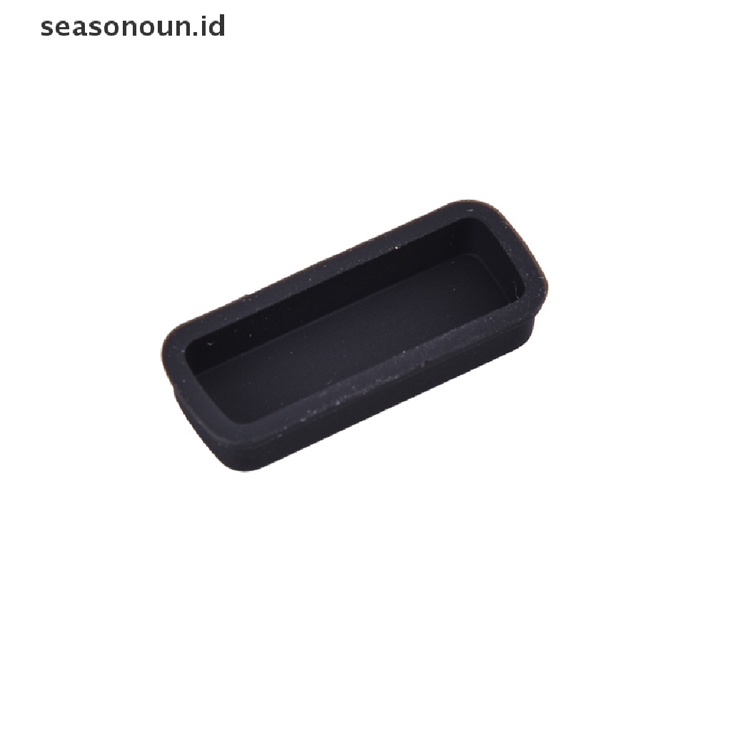 Seasonoun 5pcs Cover Pelindung Penutup Karet Tutup Debu Untuk Komputer DVI Konektor.