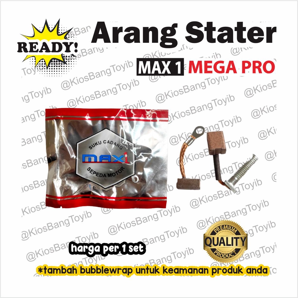 Arang Cool Stater Starter Brush Coolboster MEGAPRO MEGA PRO (max1)