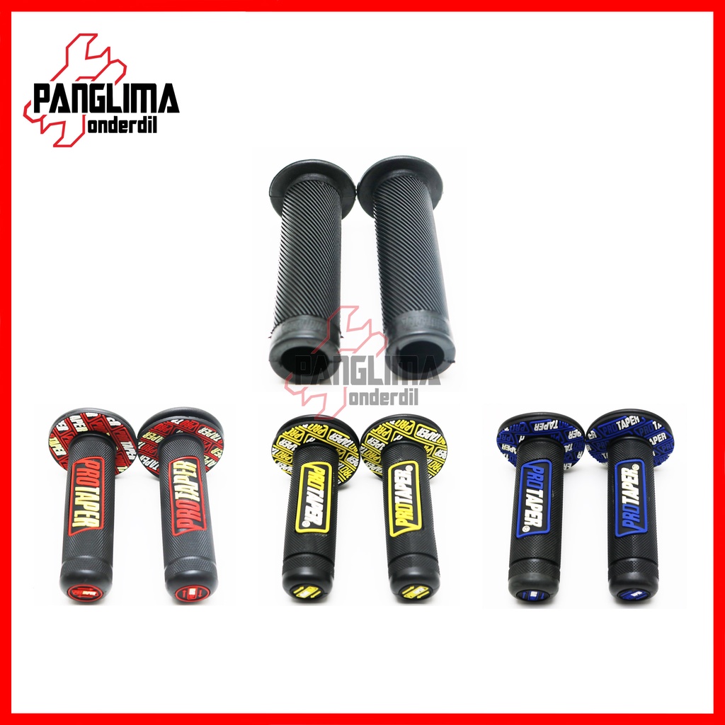 Handgrip Bulu Donat Hitam Biru Kuning Merah Handle Hand Grip Fat pad Assy Handfat Handpad Handlegrip Variasi Universal Untuk Semua Jenis Motor Merk Protaper