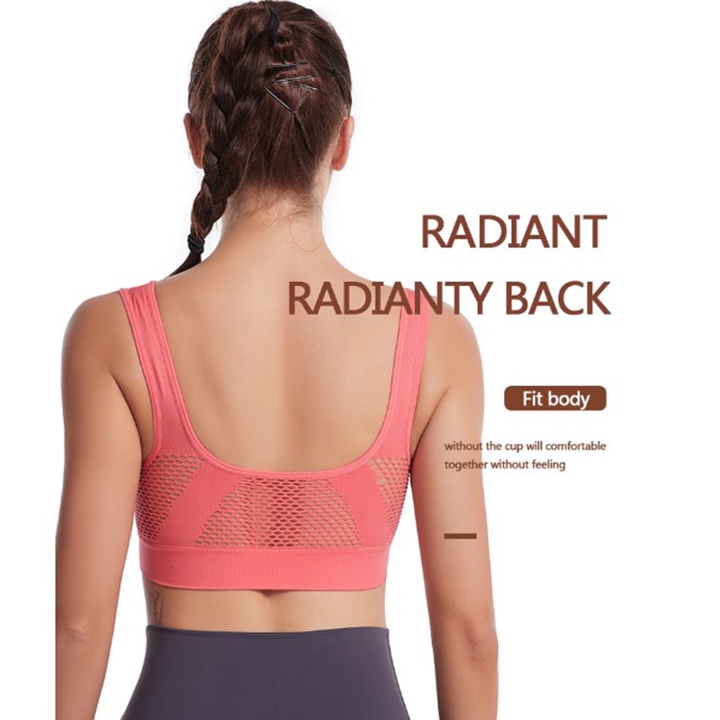 ANGEL MOMMY SPORTS BRA TANPA KAWAT GYM YOGA OLAHRAGA BH JUMBO S6