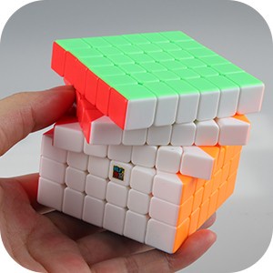 Rubik 6x6 Stickerless Moyu Meilong - Rubik 6x6x6 Moyu