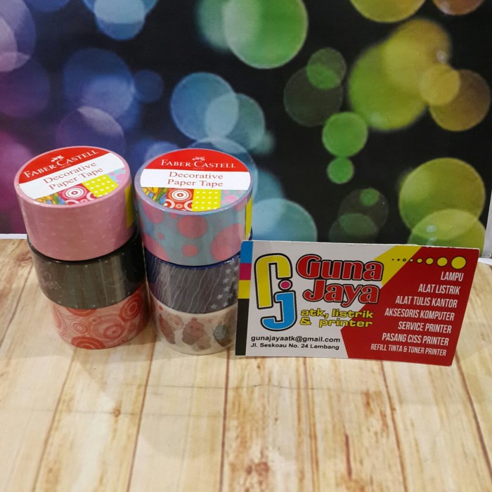 

Faber-Castell Decorative Paper Tape/Selotip Motif