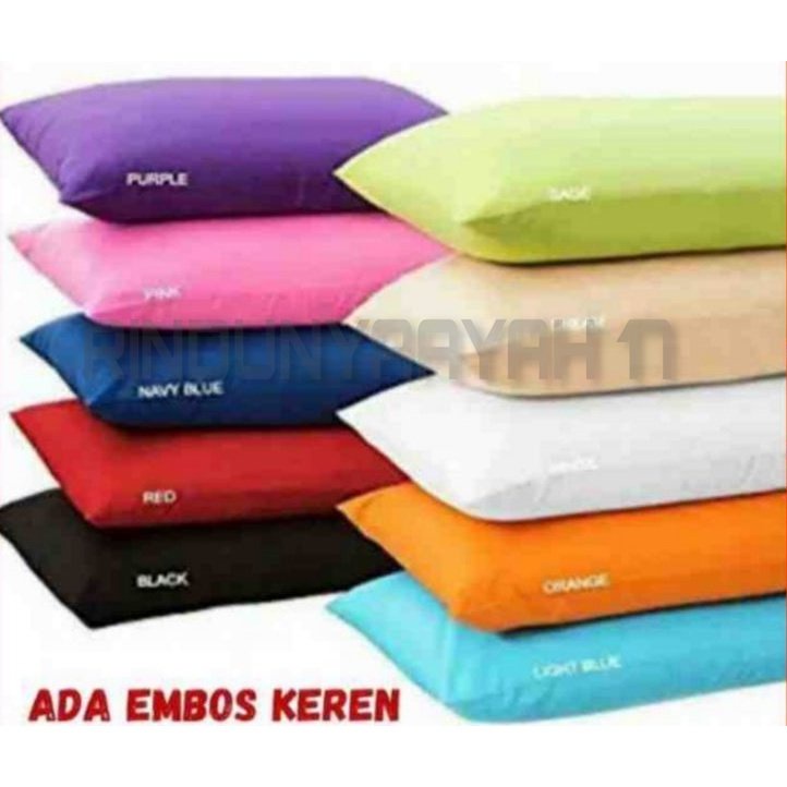 [RA]SARUNG COVER BANTAL DAN GULING EMBOS SATUAN BAHAN LEMBUT ADEM TERLARIS