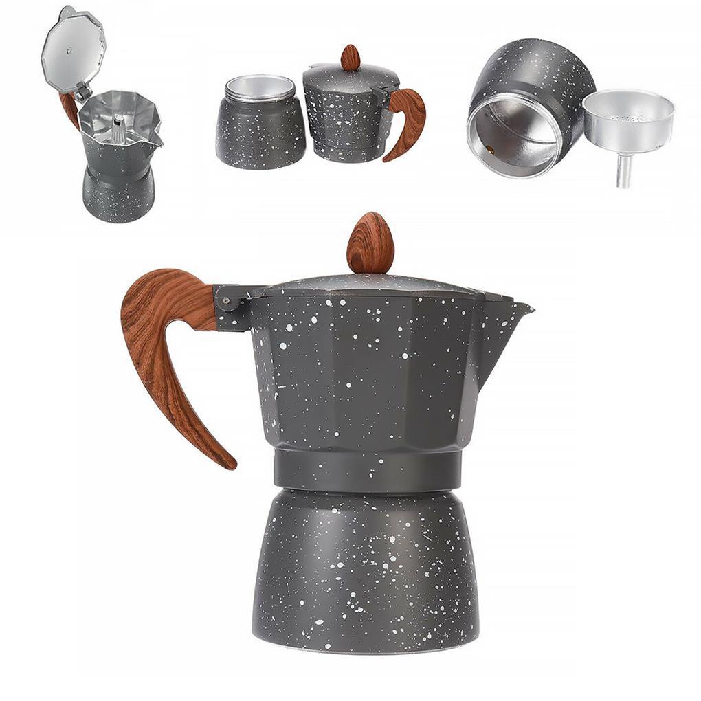 Alat Kopi Rumah Tangga Coffee Pot Espresso Portable Aluminium Mocha Machine Pot