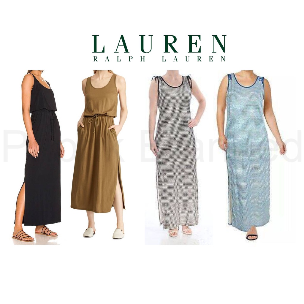 Pabrik branded ralph lauren polo dress women XS gaun wanita dewasa dres long dress murah ecer grosir