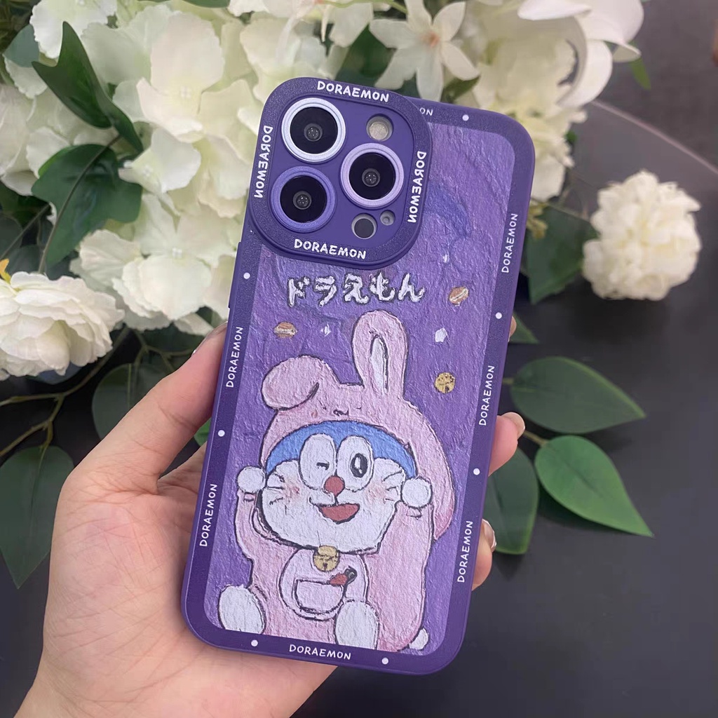 IPHONE Ins Pola Kartun Cocok Untuk Iphone14 14pro 14plus 13 13pro 13prm iPhone12 7Plus 8Plus Xr XS 13 Pro Max Empat Sudut Casing Ponsel Tahan Guncangan