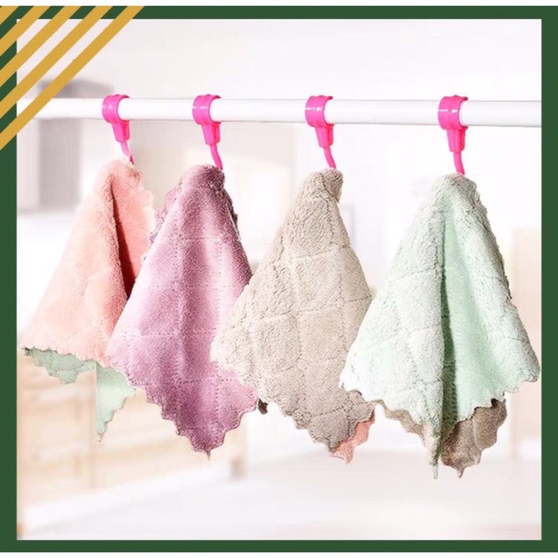 Kain Lap Dapur Multifungsi Microfiber Anti Minyak Ukuran 14X21 [ BES SELLER ]