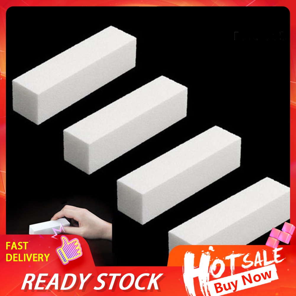 Hi * Nail File Buffer Block Sanding Sponge UV Gel DIY Art Manicure Polisher Alat