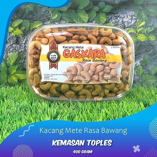 

Kacang Mede Goreng Camilan enak Kemasan Toples Mete Mente Gaskara