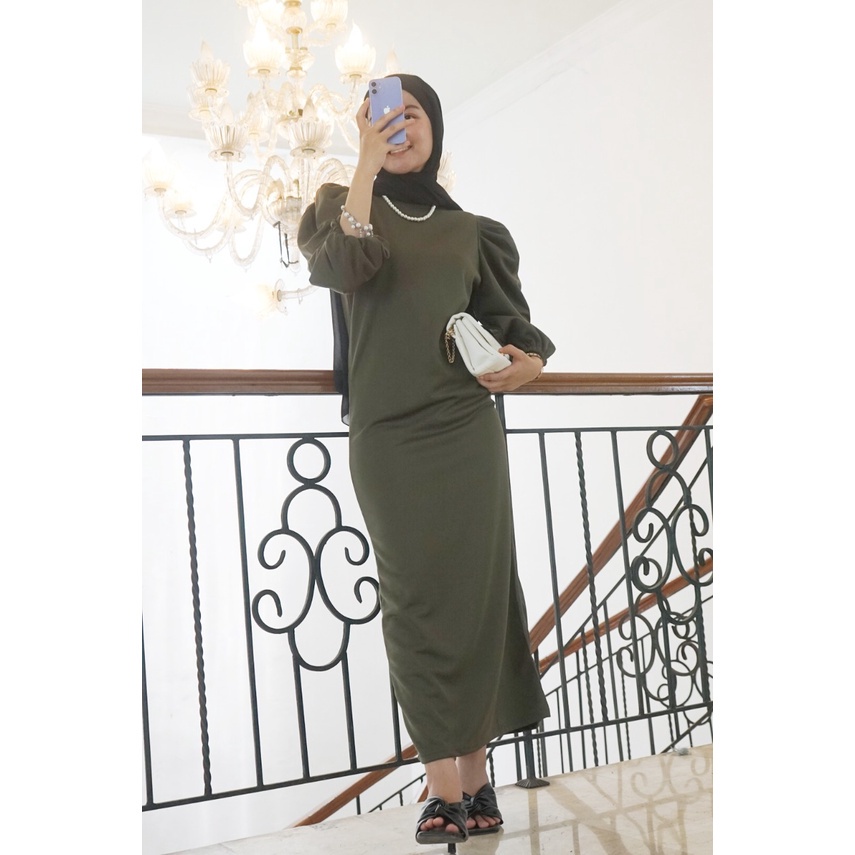ilook | Bolly Maxi Dress | Dress Korean Style Scuba