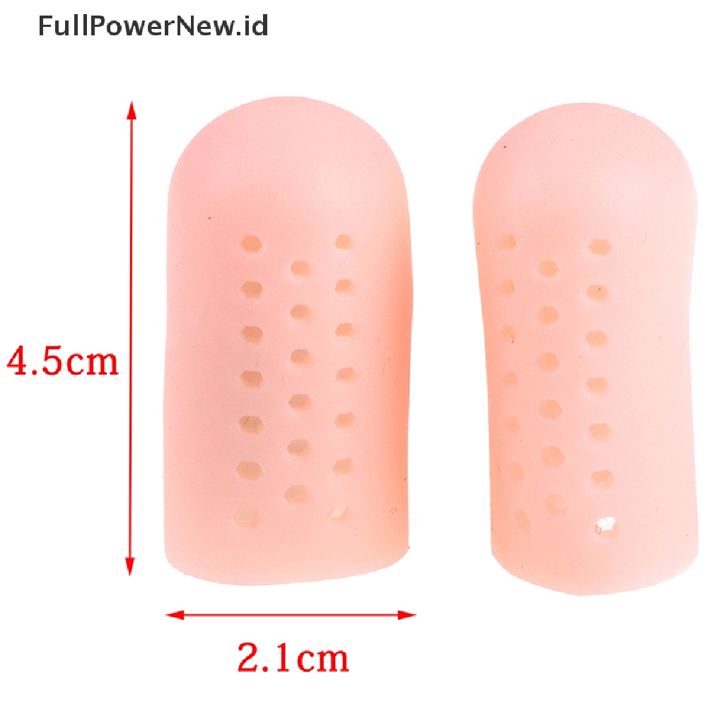 Power 1pasang Pelindung Penutup Gel Lengan Jari Kaki Untuk Bunion Massager Pain Relief Gel Tube ID