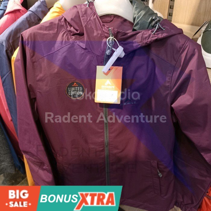 Jaket Cewek EIGER1989 X City Breeze 1.0 91000 4984 Purple Ungu  Original AWET MURAH KEREN KECE