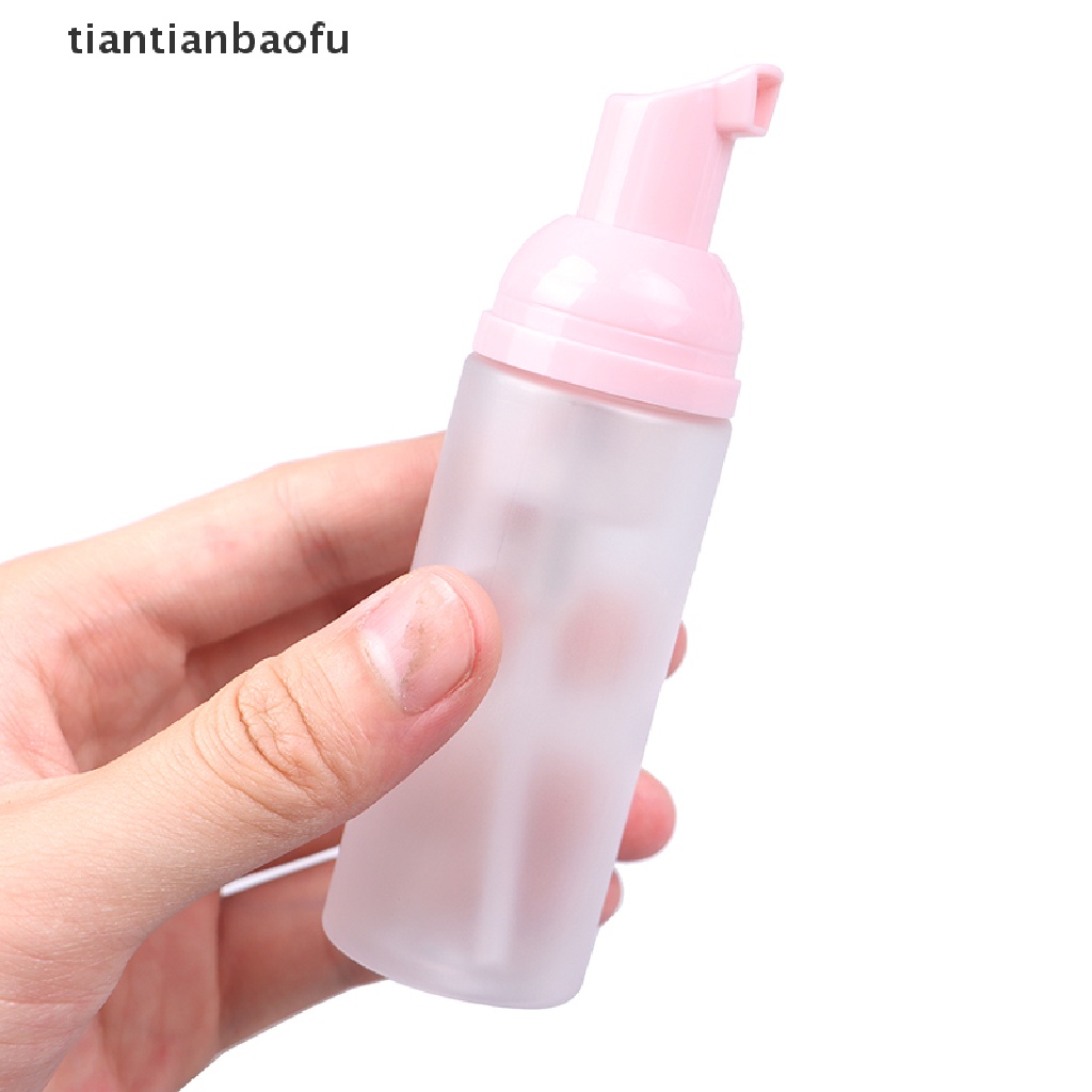 [tiantianbaofu] 50ml Kosong Travel Shampoo Pump Soap Foaming Mousse Bottle Dispenser Butik