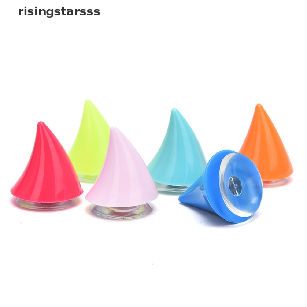 Rsid Span-new Hiasan Kepala Helm Motor Tanduk Suction Cups Horns Helmet Dekorasi Jelly