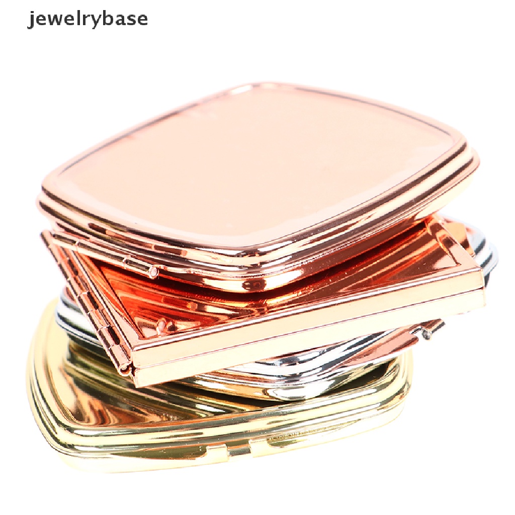 [jewelrybase] Compact Makeup Mirror Kosmetik Pembesar Saku Bulat Make Up Mirror Butik