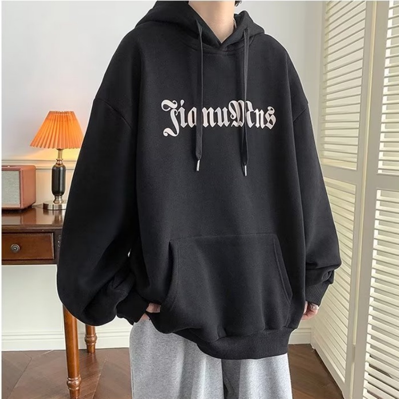 Promo Hoodie Street hip-hop trend Korean style Men's Hooded Sweate Printed letter Unisex Oversize Long Sleeve Hoodier