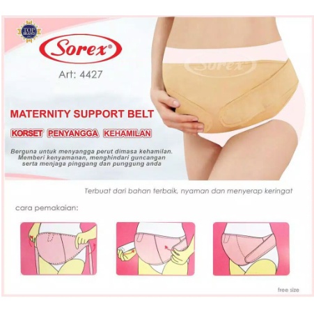 SOREX Korset Hamil Stagen Sorex 4427 Korset Penyangga Kehamilan Maternity Support Belt Corset