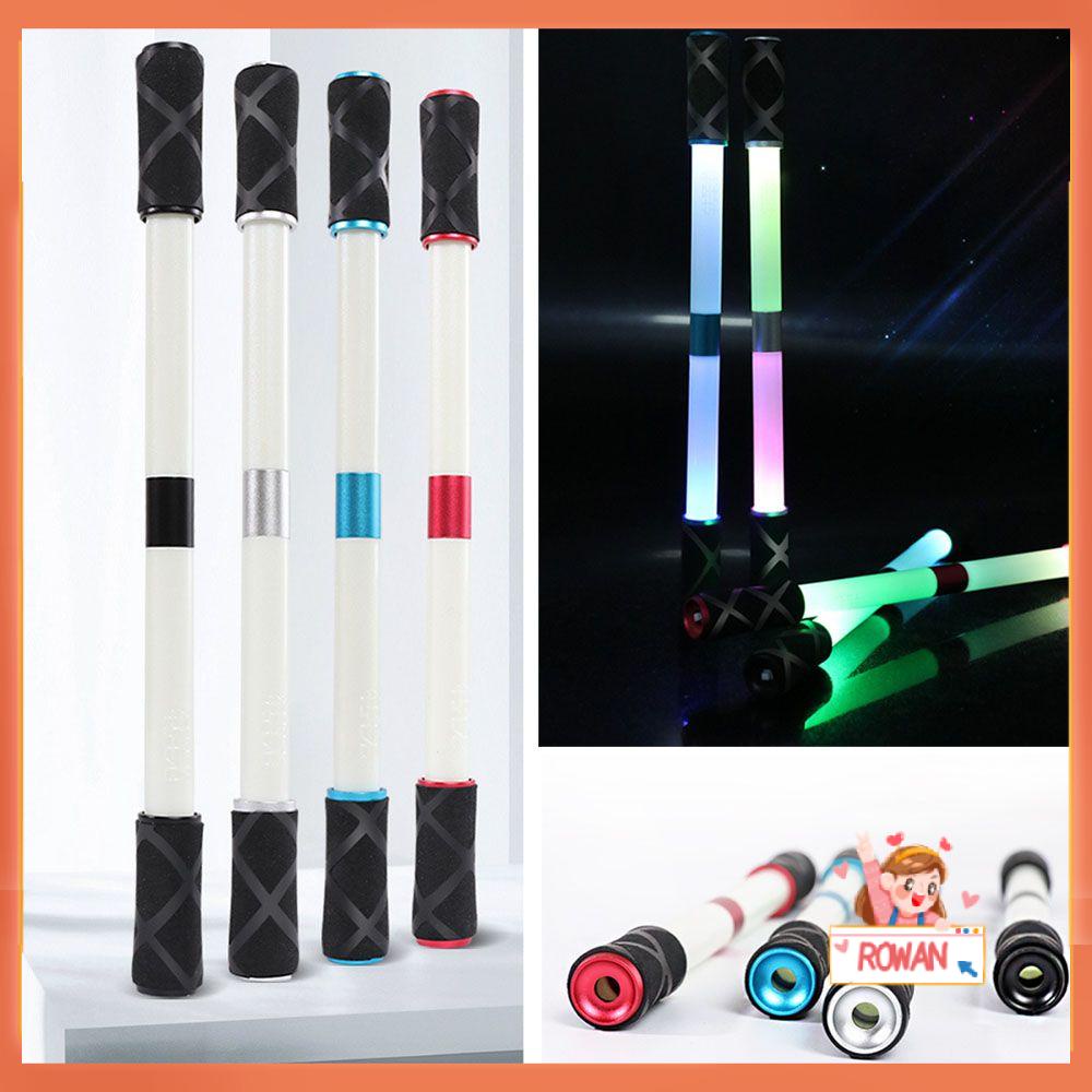 R-flower Rotating Gaming Pen Stationery Novelty Intelligence Toy Pressure Relief Anti-Selip Non Slip Light-Up Toys