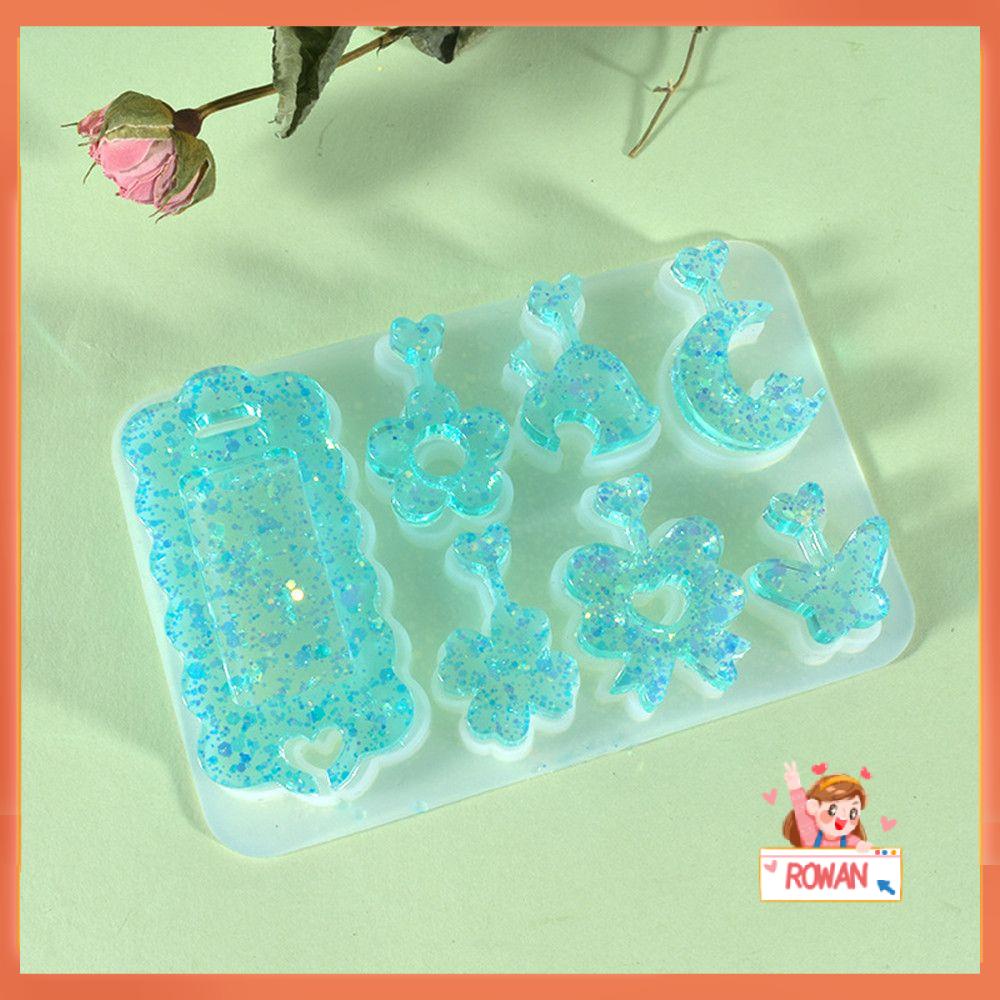 R-flower Resin Epoxy Cetakan Alat Seni DIY Kerajinan Tangan Liontin Membuat