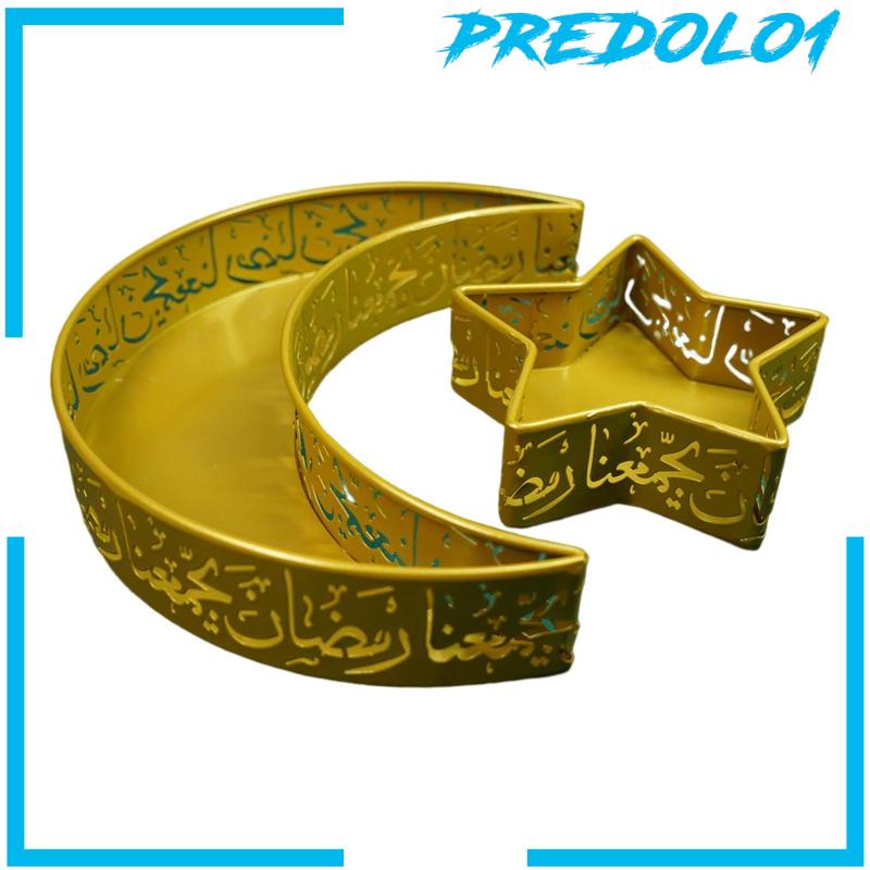 [Predolo1] Tray Eid Mubarak Ramadhan Dekorasi Hiasan Peralatan Makan Tempat Permen Snack