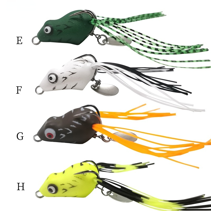 Umpan Casting Katak 3cm 4g Soft Frog Lure Umpan Pancing Kodok Thunder Kecil Lembut Casting Mini Thunder Frog Lure Bait