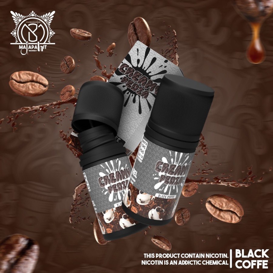 NEW ARRIVAL !! LIQUID CREAMYPEDIA NEW BLACK COFFEE 30ML ORIGINAL