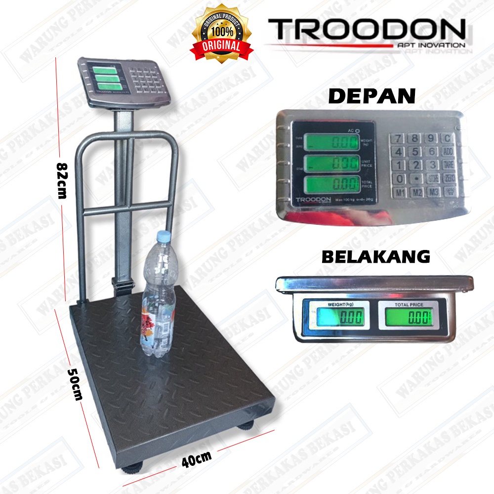 Nankai 100Kg 150Kg 200Kg Timbangan Duduk Price Digital Berdiri With Rail Baterai Charger Cas