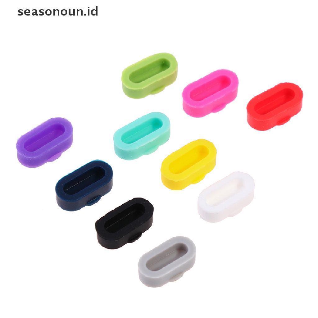 Seasonoun 10Pcs/Set Tutup Penutup Colokan Charger Untuk Jam Tangan Seri Garmin Charging Port Colokan Debu.