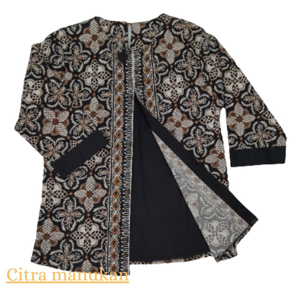 blouse soga batik /atasan wanita/ batik soga kerja