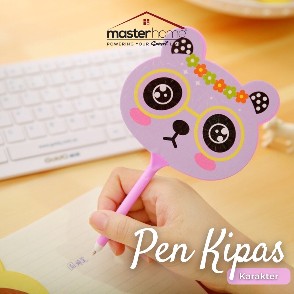 

Masterhome Pena Kipas Karakter | Pulpen Kipas Gel | Pena Lucu Alat Tulis