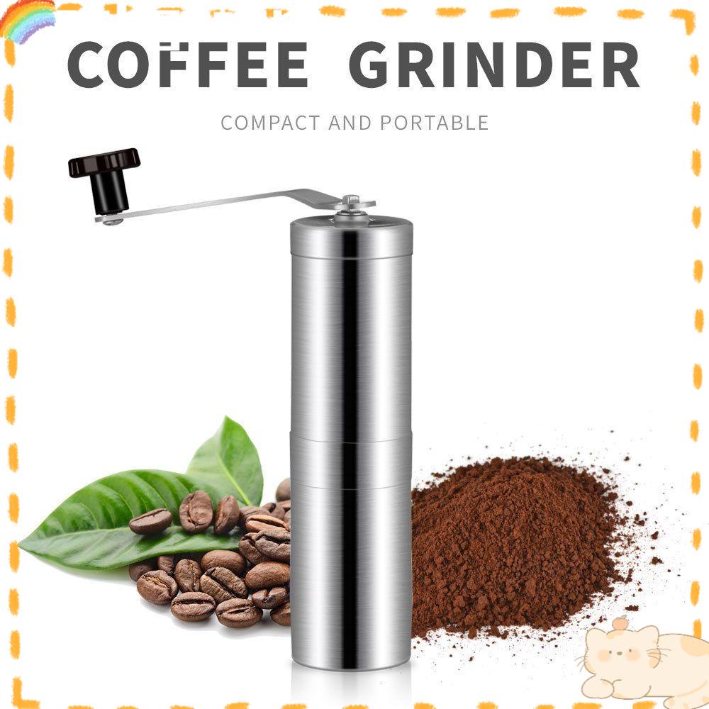 Solighter Penggiling Kopi Manual Handmade Alat Dapur Mini Burr Grinders Stainless Steel