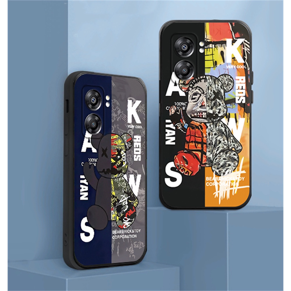 Soft Case VIVO Y36 V27E IQOO Z7X Y22 Y02 V25 V25E Y16 Y35 Y33S Y21T Y21S Y22 Y33S Y11 Y12i Y12 Y15 Y17 Y12S Y12A Y15S Y15A Y01 V21E V23E S1 S1 Pro Doodle Kamuflase Beruang TPU Silikon Phone Cover