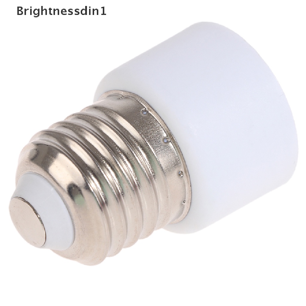 [Brightnessdin1] 220v E27 ABS Putih Konektor Aksesoris US/EU Plug Sekrup Bohlam Dasar Adaptor Butik