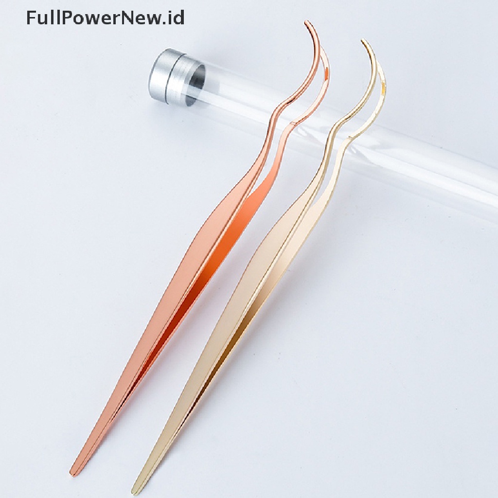 Power Klip Bulu Mata Palsu Pinset Bulu Mata Aplikator Alat Bantu Bulu Mata Forcep Tools ID