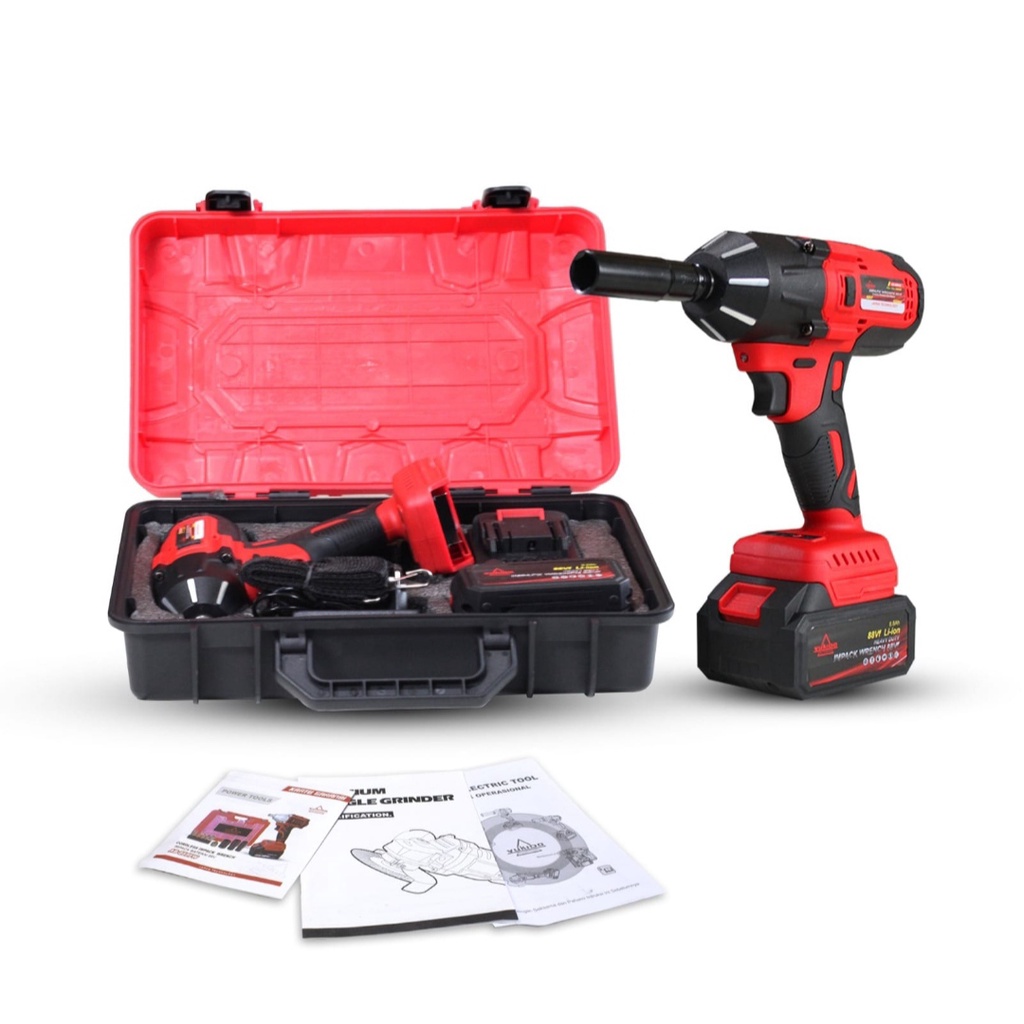 NEW PRODUK YUKIDO impact wrench 600Nm cordless MONCONG BESI bor buka baut 88vf power full BOS