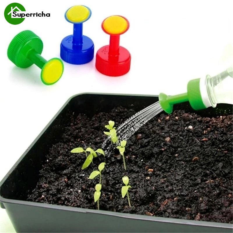 Hot Sale/1pc Semprotan Tempel Penyiram Tanaman Berkebun-Kepala/Botol Minum Lembut Water Can Top Waterers/Peralatan Irigasi Semai
