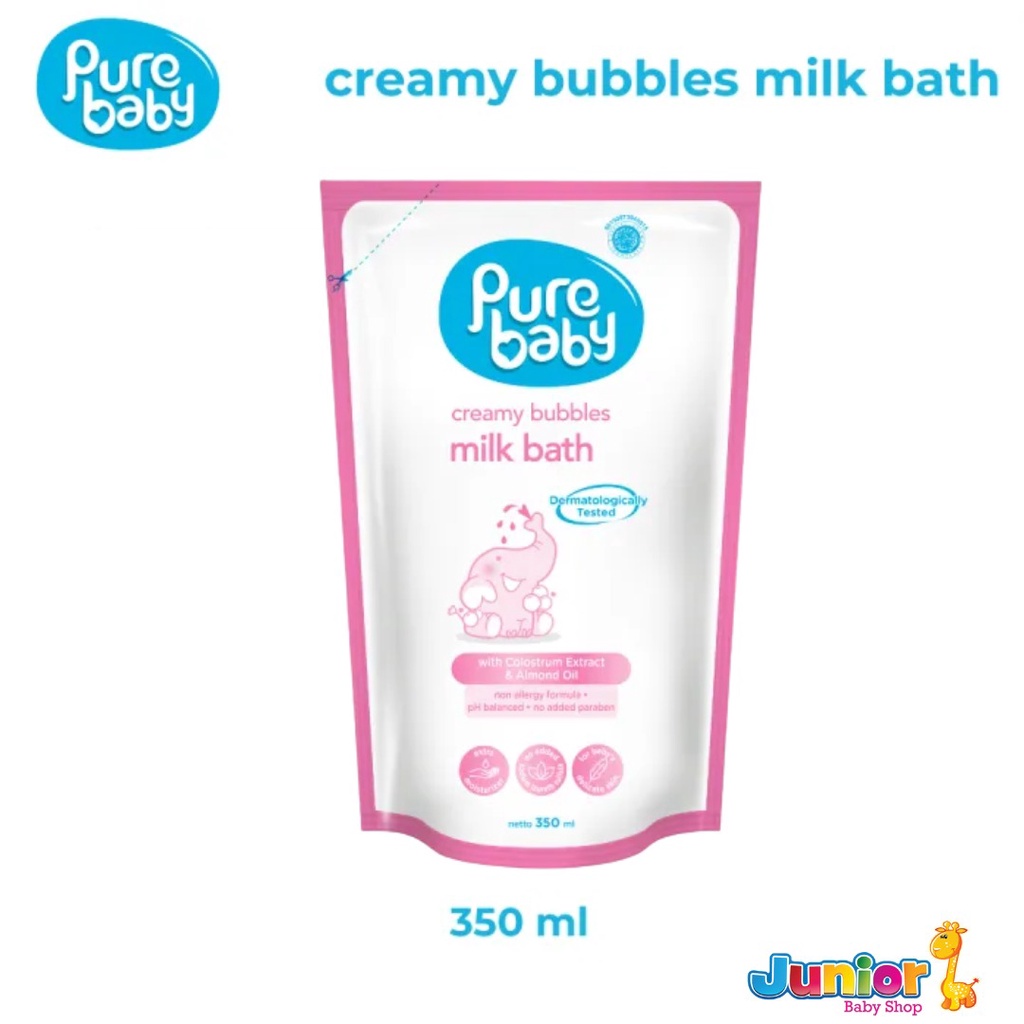 Pure Baby Creamy Bubbles Milk Bath Refill 350ml