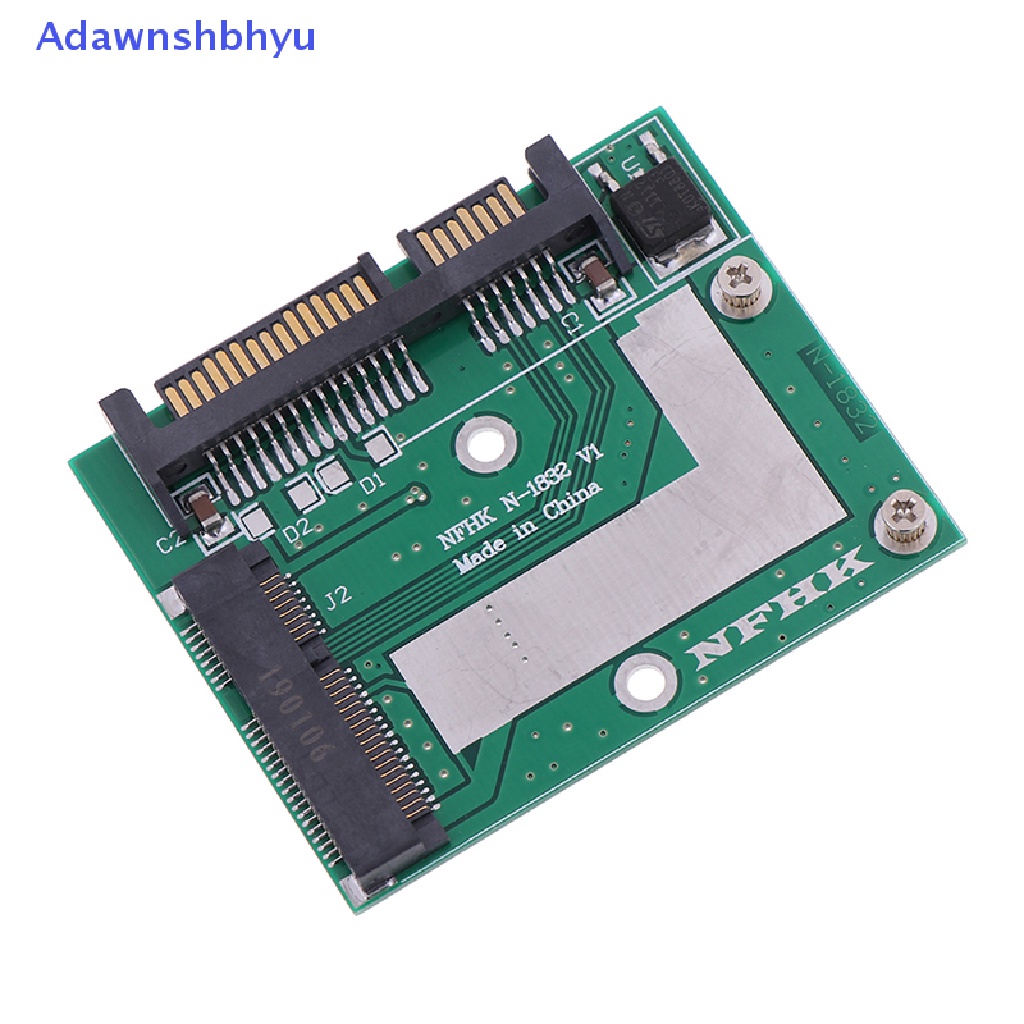 Adhyu mSATA ssd Ke 2.5 ''SATA 6.0gps adapter converter Kartu Modul Papan mini pcie ssd ID