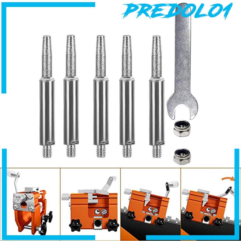[Predolo1] Burr Bit Set Kekerasan 6mm Shank Untuk Perhiasan DIY Batu Ukir